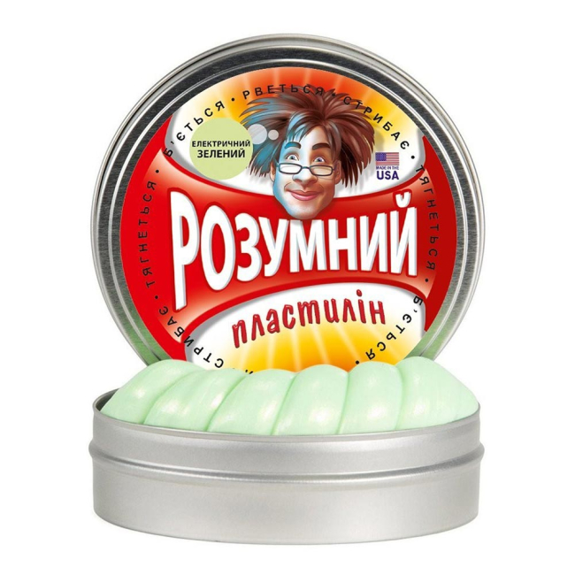 Антистрес іграшки - Розумний пластилін Електричний зелений (ti14003)