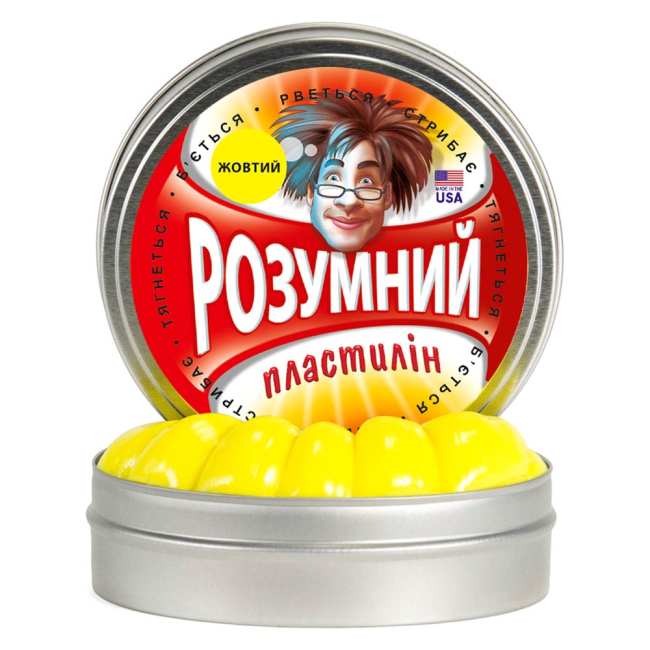 Антистресс игрушки - Умный пластилин Thinking Putty Желтый (ti15006)