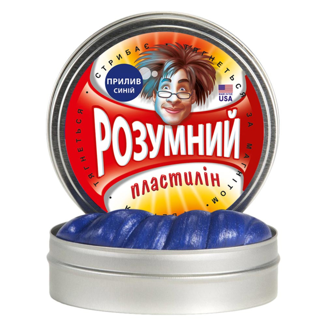 Антистрес іграшки - Розумний пластилін Прилив синий магнитный (ti16003)