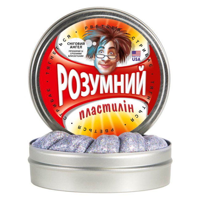 Антистрес іграшки - Розумний пластилін Thinking Putty Снігови ангел (ti20001)