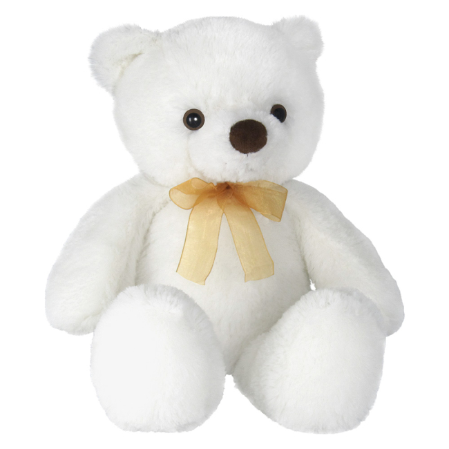 М'які тварини - М'яка іграшка Aurora Ведмедик білий 46 см (150212M)