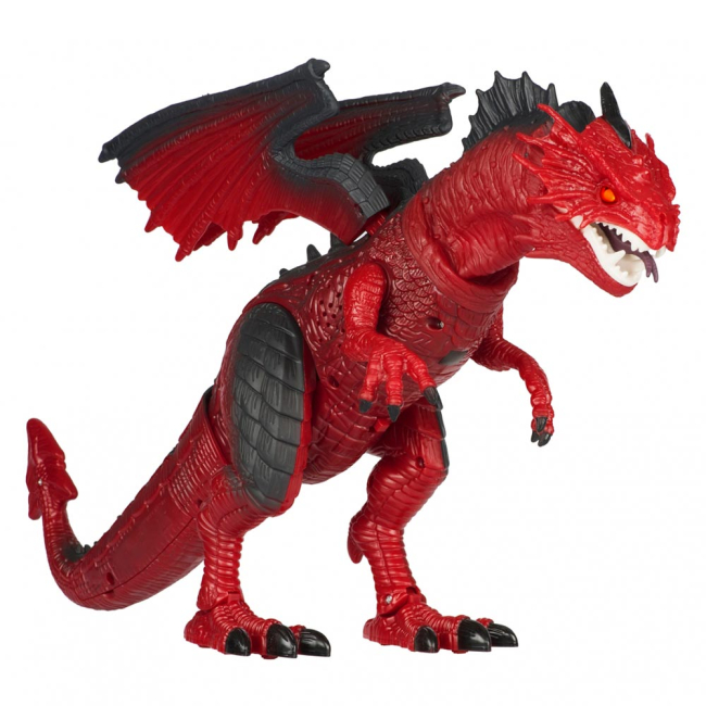 Фігурки тварин - Динозавр дракон червоний зі світлом і звуком Same Toy Dinosaur Planet (RS6169AUt)