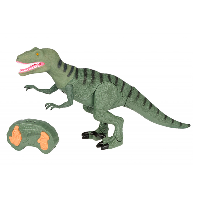 Фигурки животных - Динозавр зеленый со светом звуком Same Toy Dinosaur Planet (RS6126AUt)
