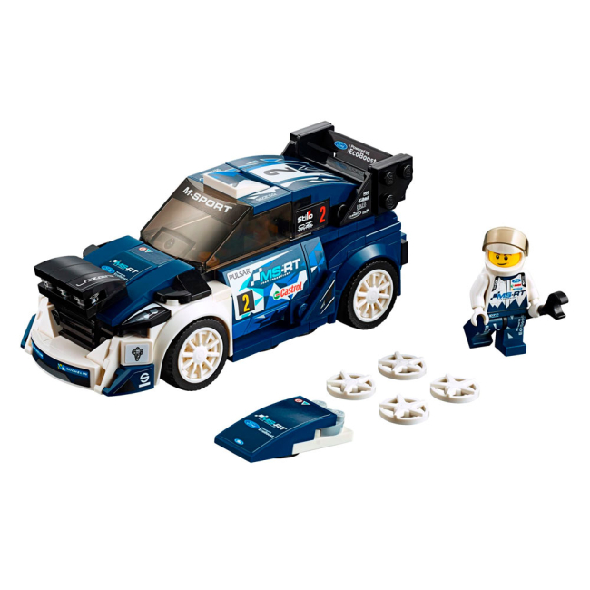 Конструктори LEGO - Конструктор LEGO Speed Champions Автомобіль Ford Fiesta M-Sport WRC (75885)