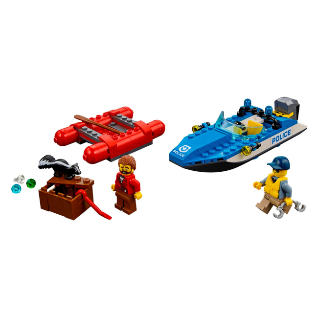 Конструкторы LEGO - Конструктор LEGO City Побег бурной рекой (60176)