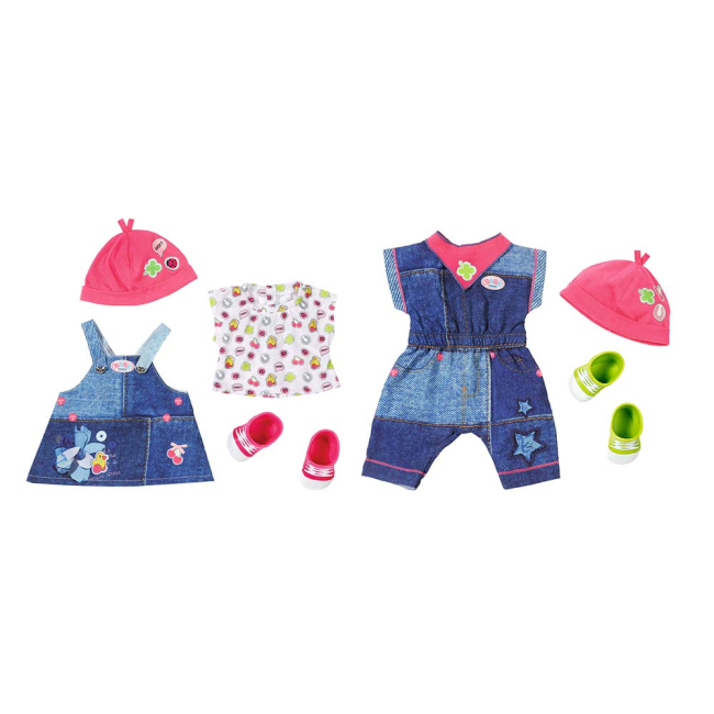 Одежда и аксессуары - Набор одежды для куклы BABY BORN Zapf Creation Модный джинс (824498)