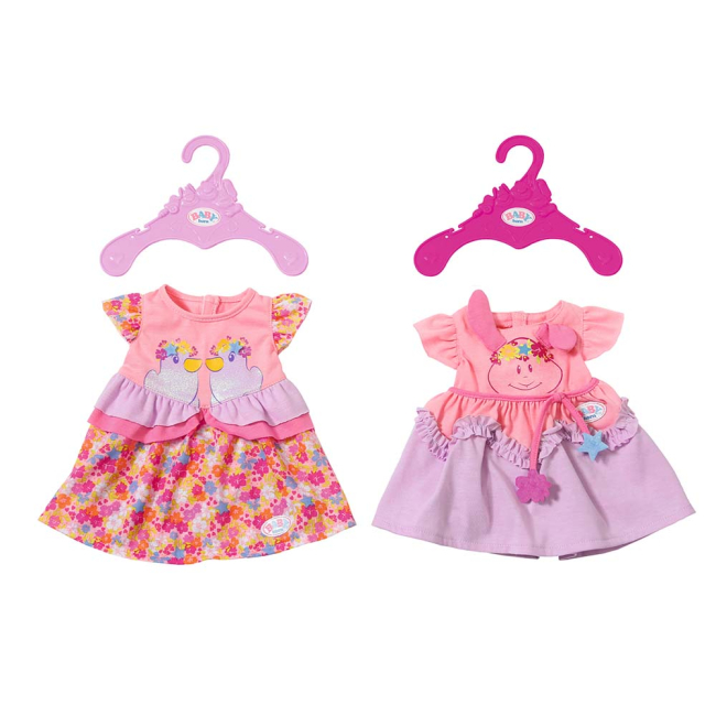 Одяг та аксесуари - Одяг для ляльки BABY BORN Zapf Creation Святкова сукня асортимент (824559)