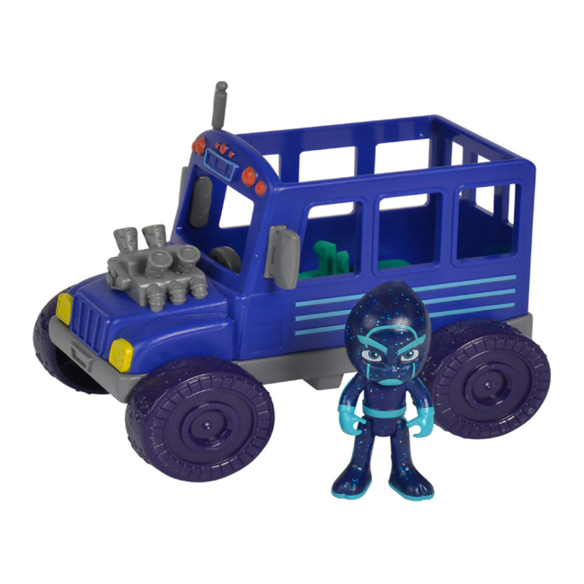Фигурки персонажей - Набор игрушек PJ Masks Автобус Ночного Ниндзя (33043)