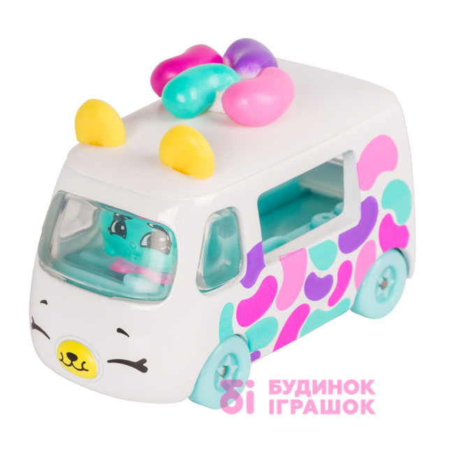 Машинки для малышей - Мини-машинка SHOPKINS CUTIE CARS S1 Шустрый Джелли с мини-шопкинсом (56586)