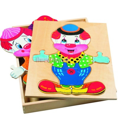 Развивающие игрушки - Развивающая игрушка Гардероб клоуна Bino (88001)