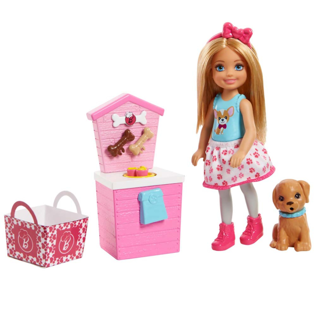 Куклы - Набор Barbie Вкусные развлечения Челси Блондинка (FHP66/FHP67)