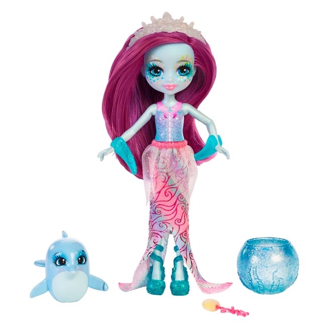 Куклы - Набор Друзья из подводного мира Enchantimals Дельфинчик Дольче (FKV54/FKV55)
