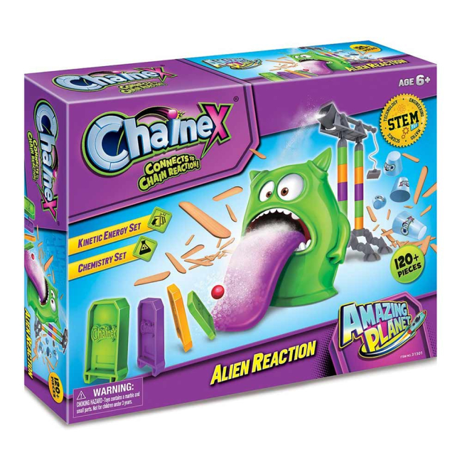 Наукові ігри, фокуси та досліди - Набір для дослідів Amazing Toys Chainex Інопланетна реакція (31301)