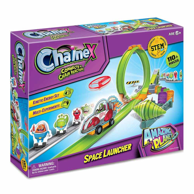 Наукові ігри, фокуси та досліди - Набір для дослідів Amazing Toys Chainex Космічна пускова установка (31302)