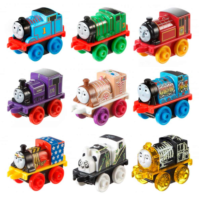 Железные дороги и поезда - Набор Thomas and Friends Minis Мини паровозик сюрприз (DFJ15)