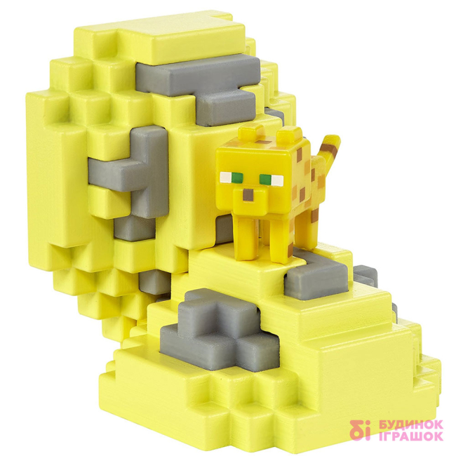 Фигурки персонажей - Игровой набор Яйцо Minecraft с мини-фигуркой моба Оцелот (FMC85 / FMY62) (FMC85/FMY62)