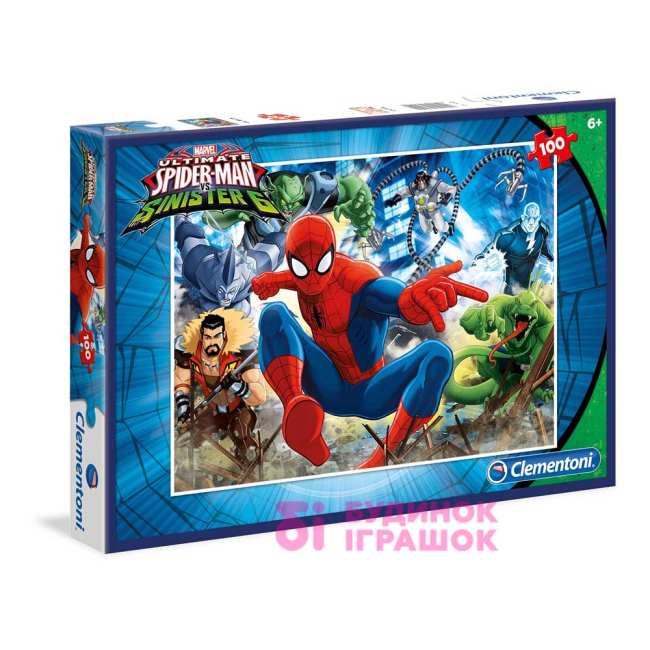 Пазли - Пазли Clementoni Spider-Man Sinister Six 100 елементів (07259)