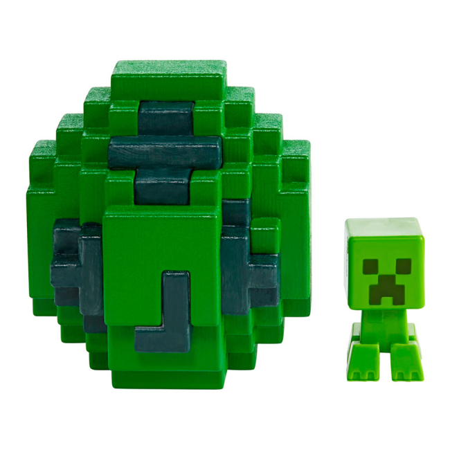 Фігурки персонажів - Фігурка Minecraft Кріпер у яйці (FMC85/FMC86-JL10-G1)