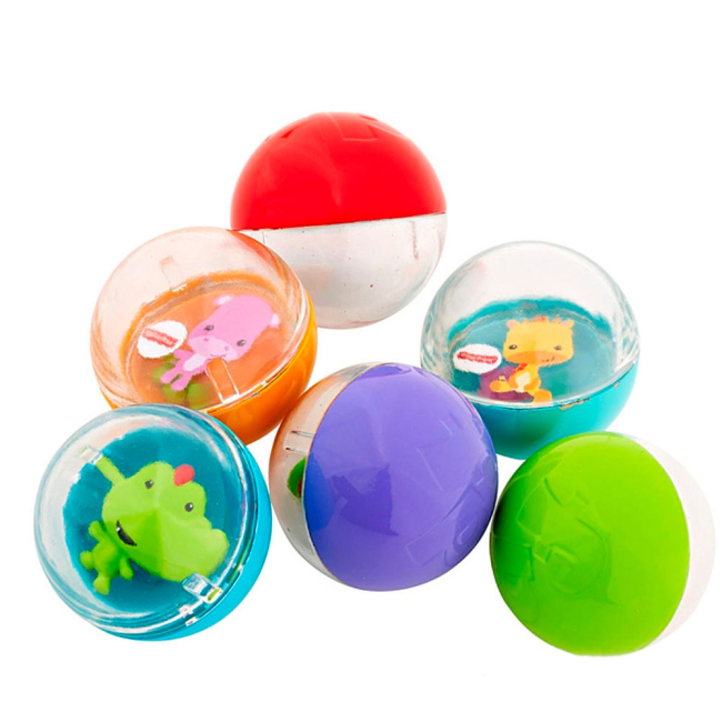 Погремушки, прорезыватели - Шарики-погремушки Fisher-Price Веселые животные (DGT92)