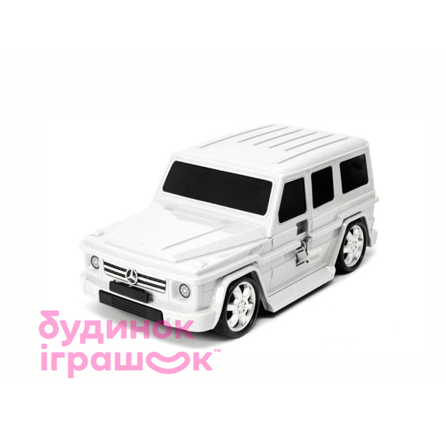 Дитячі валізи - Дитяча валіза на коліщатках Ridaz Mercedes-Benz G-Class білий (91009W-WHITE)