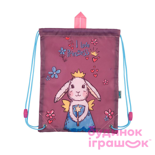 Рюкзаки и сумки - Сумка для обуви Kite I love princess дошкольная (K18-600XS-2)