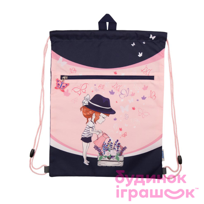 Рюкзаки и сумки - Сумка для обуви Kite розово-синяя с карманом (K18-601M-8)