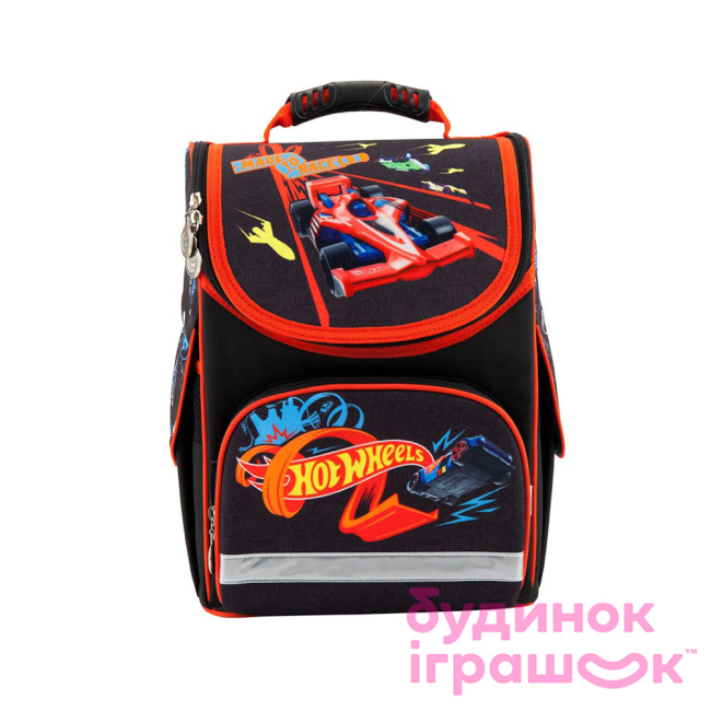 Рюкзаки и сумки - Рюкзак школьный Kite Hot Wheels каркасный (HW18-501S-1)