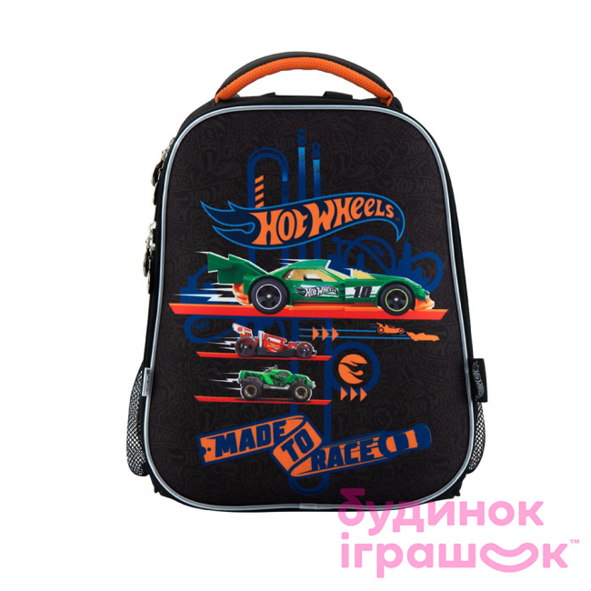 Рюкзаки та сумки - Рюкзак шкільний 531 Hot Wheels каркасний (HW18-531M)