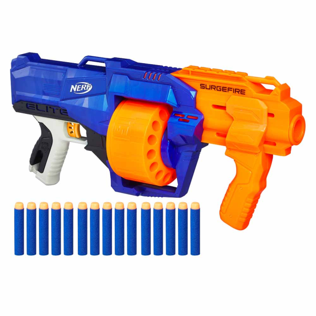 Помпова зброя - Бластер іграшковий Nerf Elite SurgeFire (E0011)
