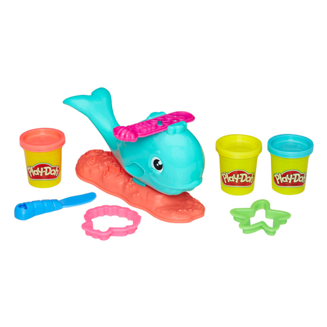Набори для ліплення - Ігровий набір Play-Doh Веселий кит (E0100)