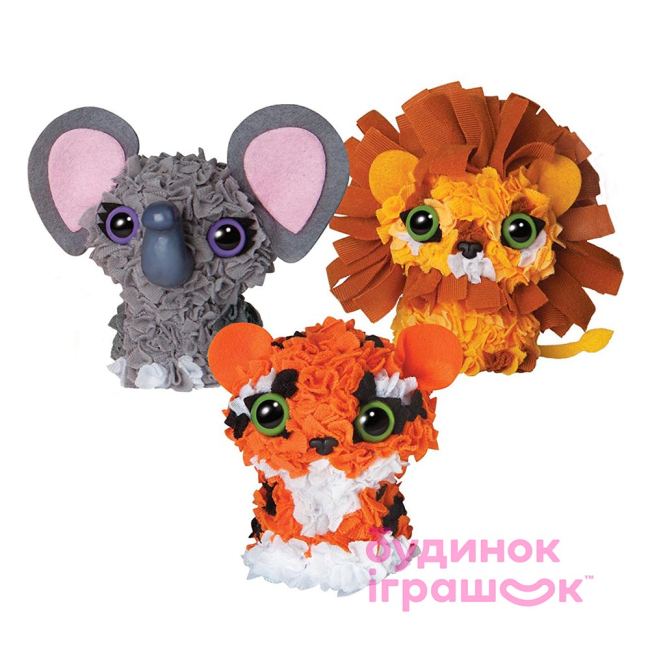 Наборы для творчества - Набор для создания игрушки ORB Plush craft Животные джунглей (77037)