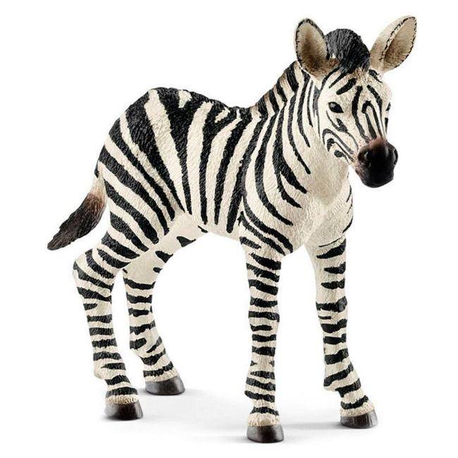 Фигурки животных - Пластиковая фигурка Schleich Жеребенок зебры 7,6 x 2,2 x 7 см (14811)