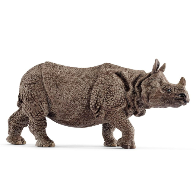 Фігурки тварин - Пластикова фігурка Schleich Індійський носоріг 13,9 x 4,4 x 6,7 см (14816)