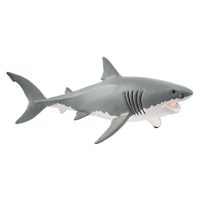 Фігурки тварин - Пластикова фігурка Schleich Велика біла акула 17,7 x 8 x 7,8 см (14809)