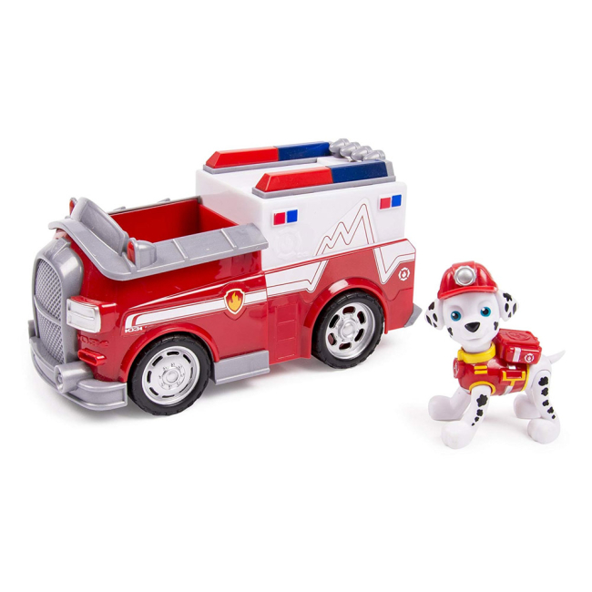 Фігурки персонажів - Машинка з фігуркою Paw Patrol Маршал у рятувальному автомобілі (SM16601/4009)