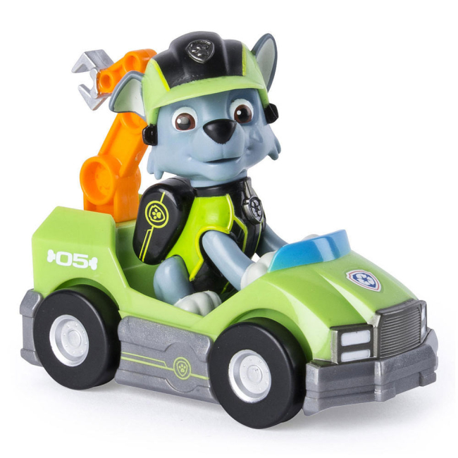 Фігурки персонажів - Набір іграшок Paw Patrol Таємна місія Роккі у рятувальному автомобілі (SM16721 / 9311) (SM16721/9311)