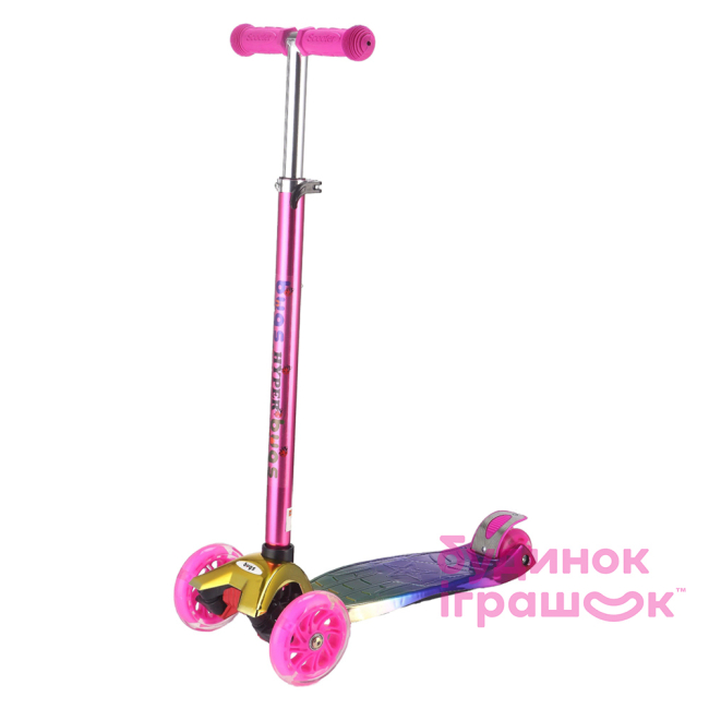 Самокаты - Самокат детский Bugs Hyper розовый хамелеон (6905614650358)