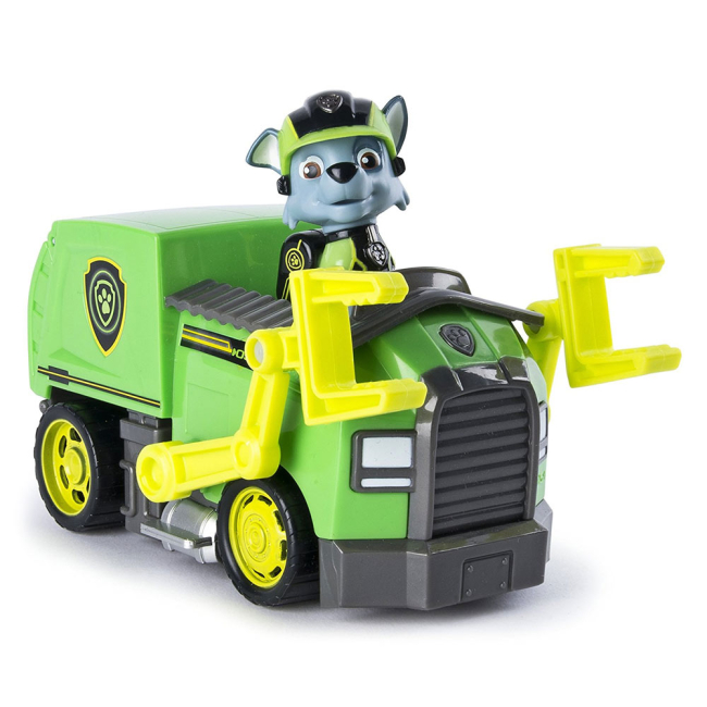 Фігурки персонажів - Рятівний автомобіль Paw Patrol з фігуркою Роккі (SM16702/SM16702-11)