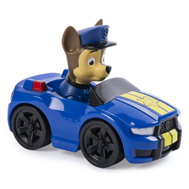 Фигурки персонажей - Спасательный автомобиль Paw Patrol Pull-Back Roadster Гонщик (SM16605 / SM16605-17) (SM16605/SM16605-17)