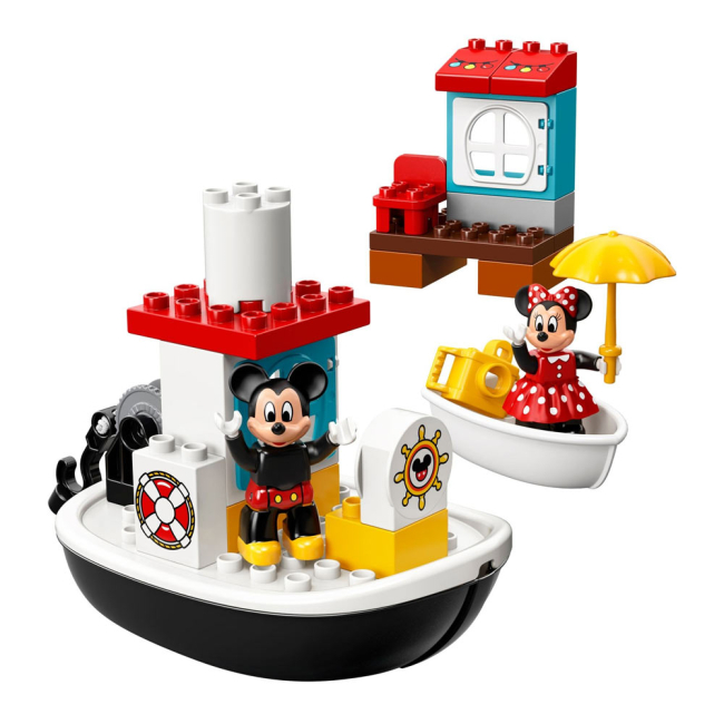 Конструкторы LEGO - Конструктор LEGO Duplo Disney Лодка Микки (10881)