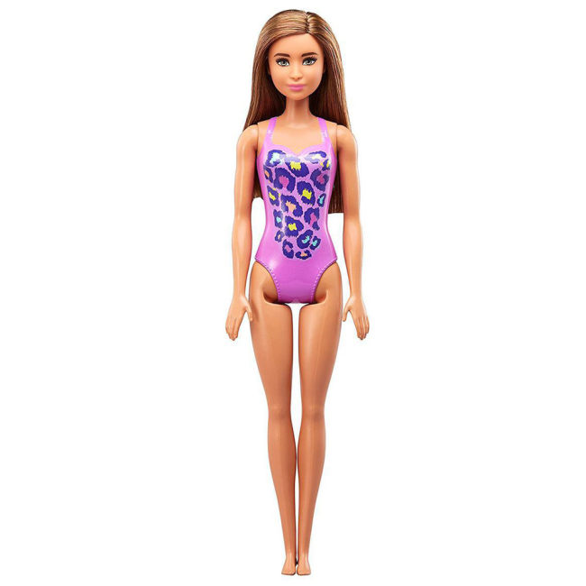 Куклы - Кукла Barbie Пляж Гепард фиолетовый (DWJ99/FJD98)