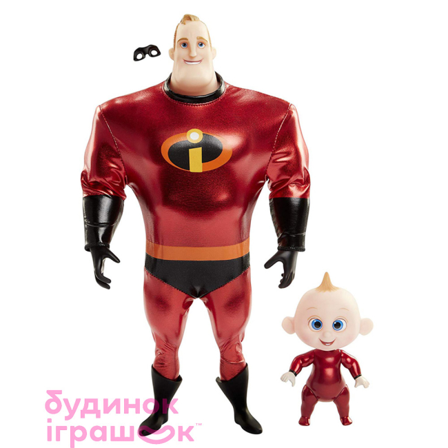 Фигурки персонажей - Набор кукол Incredibles 2 Мистер Исключительность и Джек-Джек (76597)