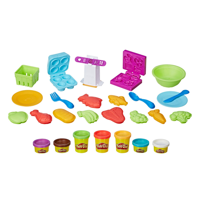 Набори для ліплення - Набір для ліплення Play-Doh Готуємо обід (E1936)
