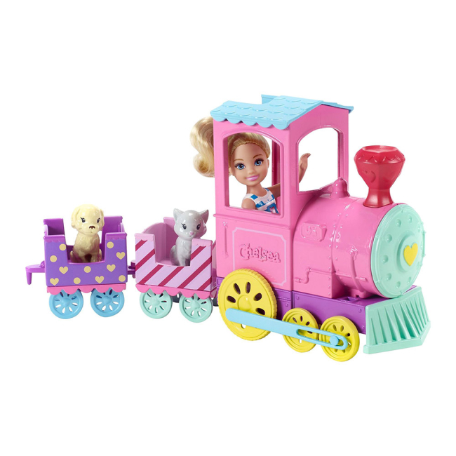Куклы - Кукольный набор Barbie Family Челси и поезд (FRL86)