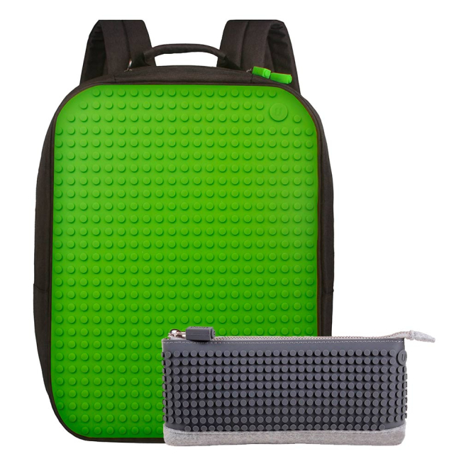 Рюкзаки и сумки - Рюкзак с пеналом Upixel Classic зеленый (WY-A001Ka)