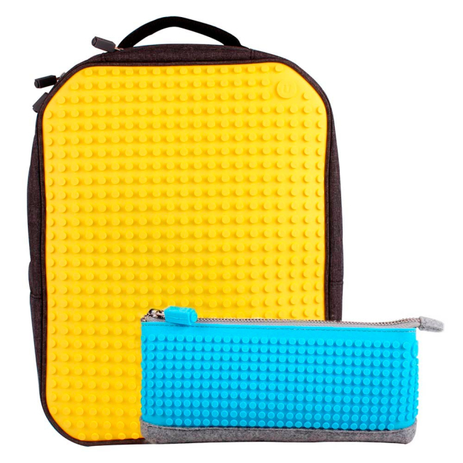 Рюкзаки та сумки - Рюкзак з пеналом Upixel Classic жовтий (WY-A009Ga)