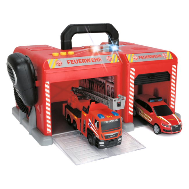Транспорт і спецтехніка - Ігровий набір Dickie Toys Пожежна служба інтерактивний (3716013)