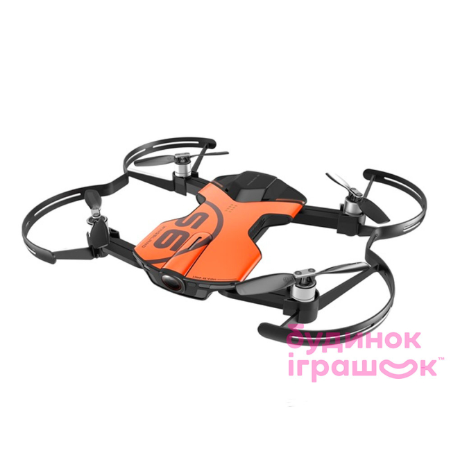 Радіокеровані моделі - Дрон Wingsland S6 GPS 4K Pocket Drone-2 Batteries pack помаранчевий (6381695)