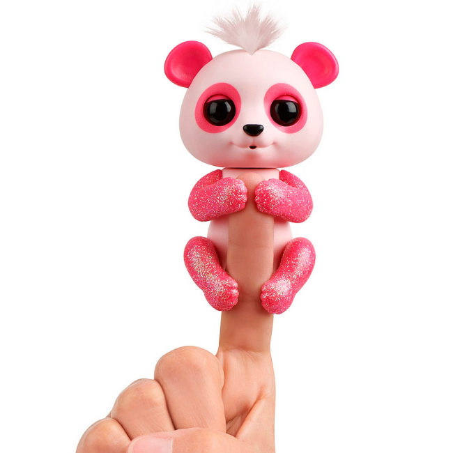 Фигурки животных - Интерактивная игрушка Fingerlings Панда Полли 12 см (W3560/3561)