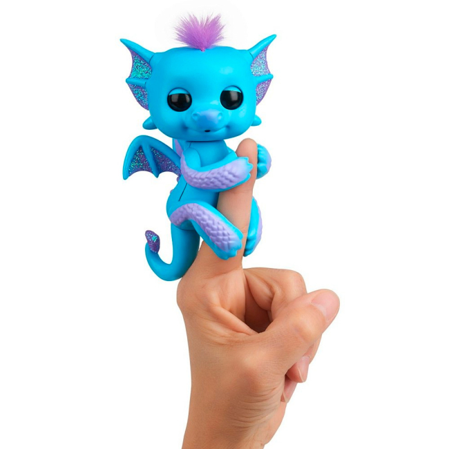 Фигурки животных - Интерактивная игрушка Fingerlings Дракончик Тара 12 см (W3580/3581)